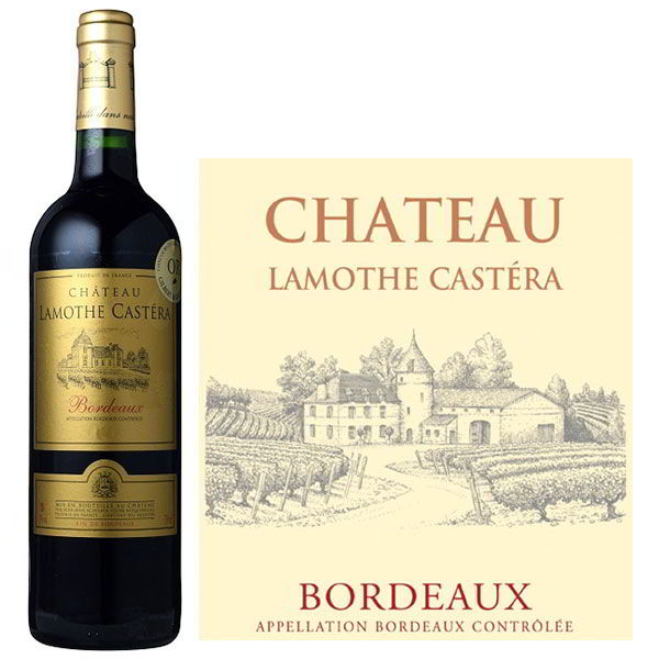 Rượu vang Chateau Lamothe Castera Bordeaux