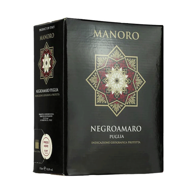 Rượu Vang Bịch Manoro Negroamaro San Marzano