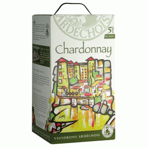Rượu Vang Trắng Bịch Vignerons Ardechois Chardonnay