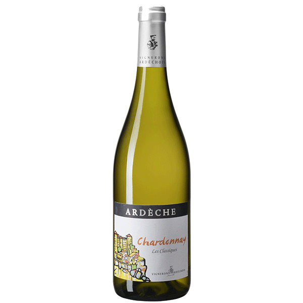 Rượu Vang Trắng Vignerons Ardechois Ardeche Chardonnay