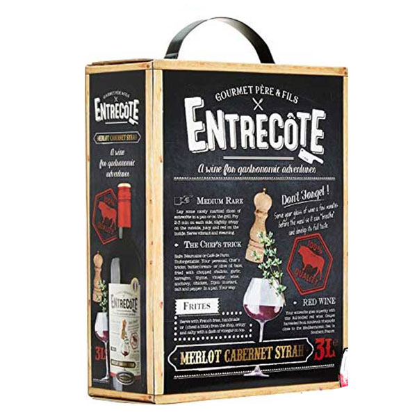 Rượu Vang Bịch Pháp Entrecote 3L