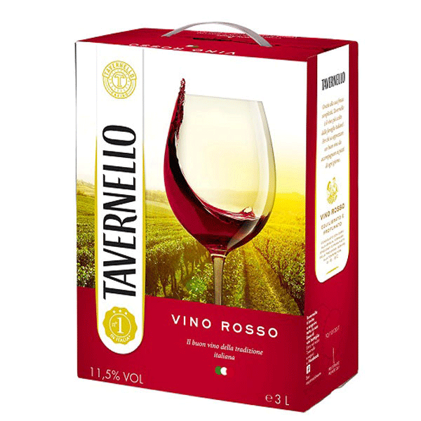Rượu Vang Bịch Tavernello Vino Rosso D’Italia