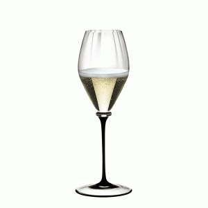 Ly Riedel Fatto A Mano Performance Champagne Glass Black