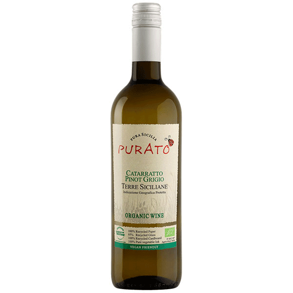 Rượu Vang Trắng Purato Catarratto Pinot Grigio Organic