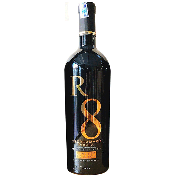 Rượu Vang Đỏ R8 Negroamaro Limited Edition