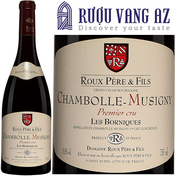 Rượu Vang Đỏ Roux Pere & Fils Chambolle Musigny Les Borniques