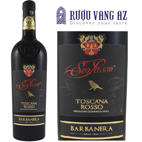 Rượu Vang Ý Barbanera Serpasso Toscana Rosso