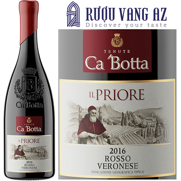 Rượu Vang Ý Ca’ Botta IL Priore Rosso Veronese