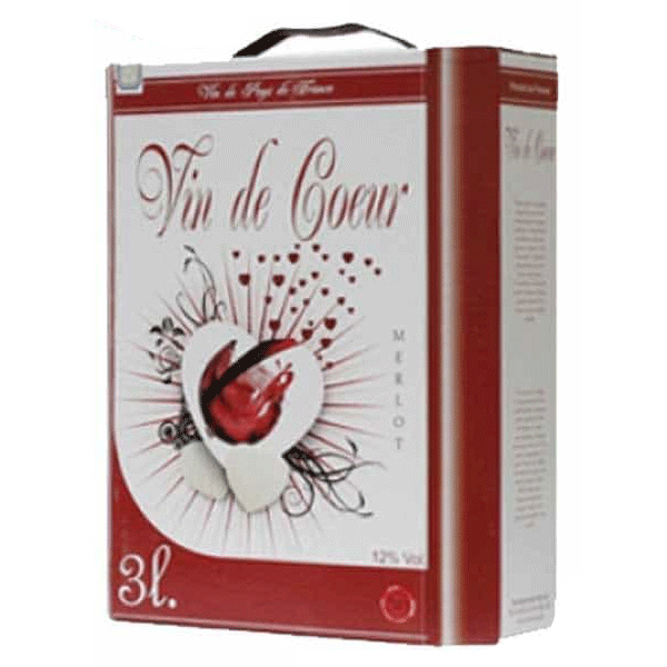 Rượu Vang Bịch Vin De Coeur 3L
