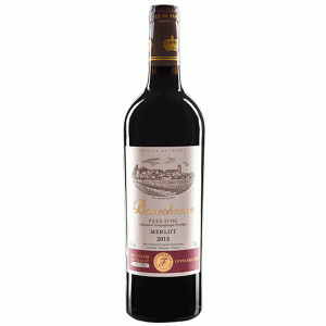 Rượu Vang Pháp Bonechance Merlot Pays Doc