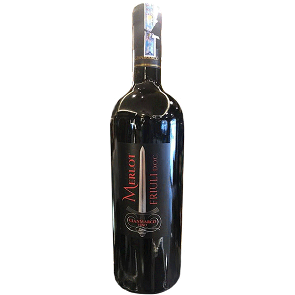 Rượu Vang Đỏ Gianmarco Vino Merlot Friuli Doc