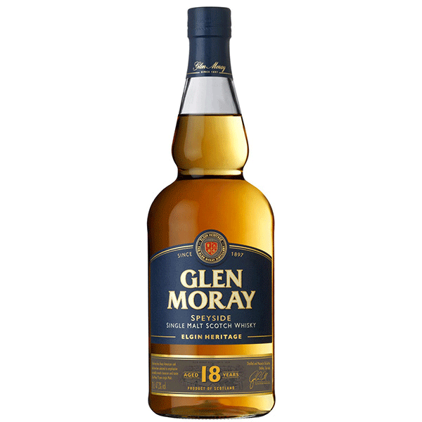 Rượu Single Malt Scotch Whisky Glen Moray 18 Years